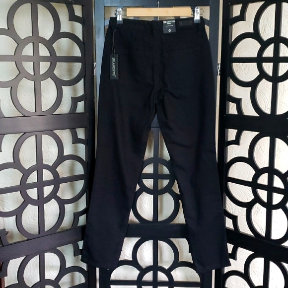 BLANK NYC The Rivington Black with White Stripe High Rise Jeans - Picture 2 of 9